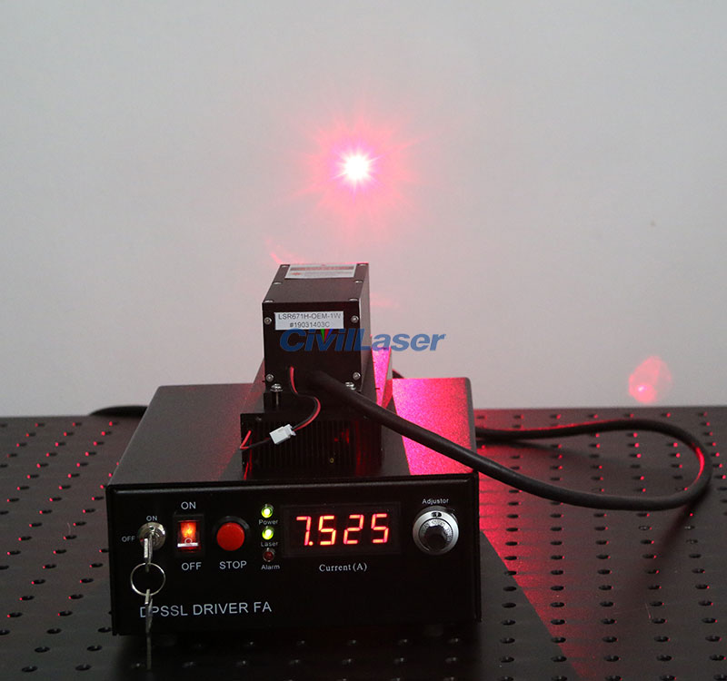 671nm DPSS laser